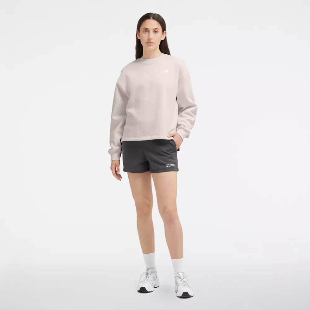 Linear Heritage Brushed Back Fleece Crewneck