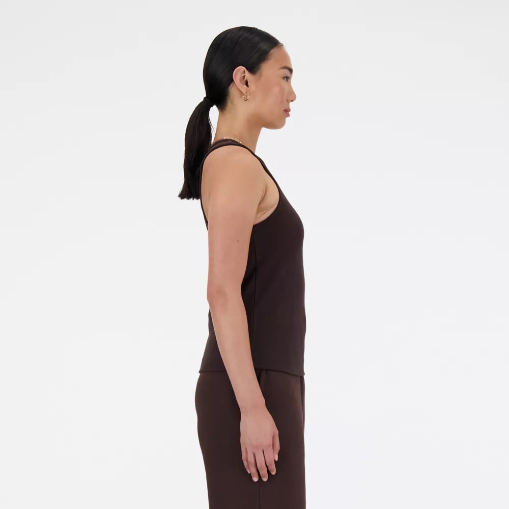 Linear Heritage Rib Knit Racer Tank