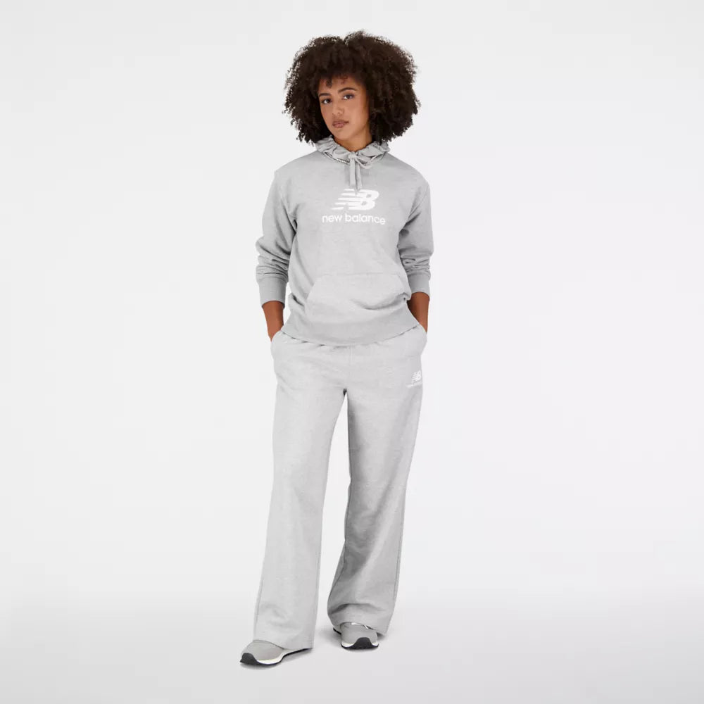 Essentials Stacked Logo French Terry Wide Legged Sweatpant