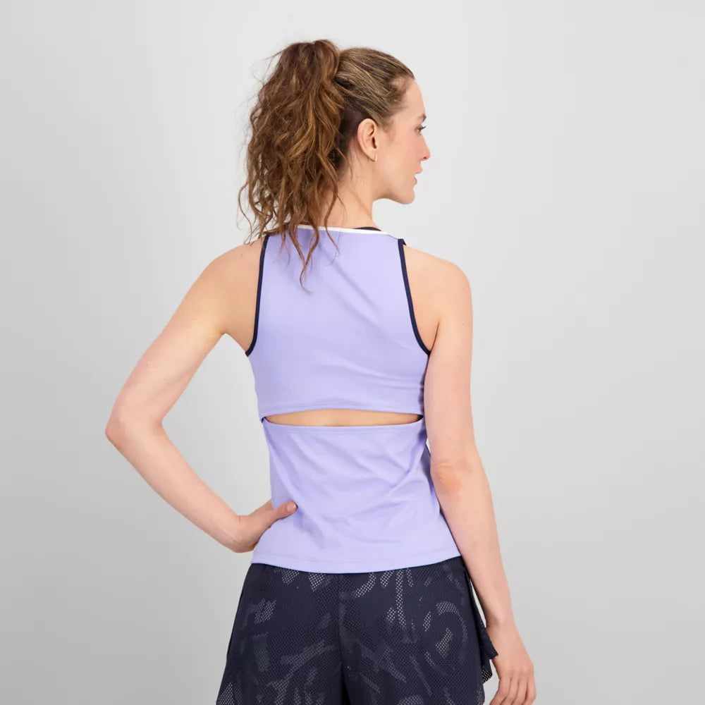 Printed Tournament V-Neck Tank