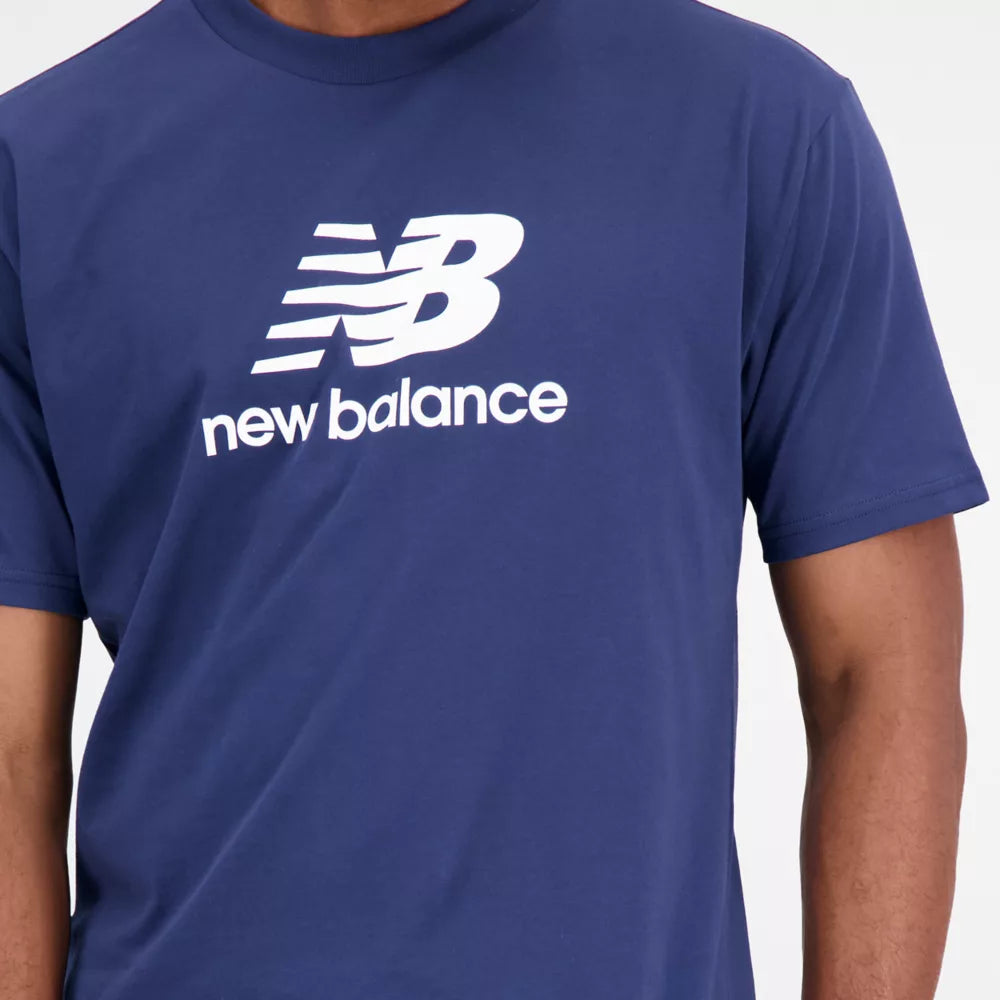 Essentials Stacked Logo Cotton Jersey Short Sleeve T-shirt