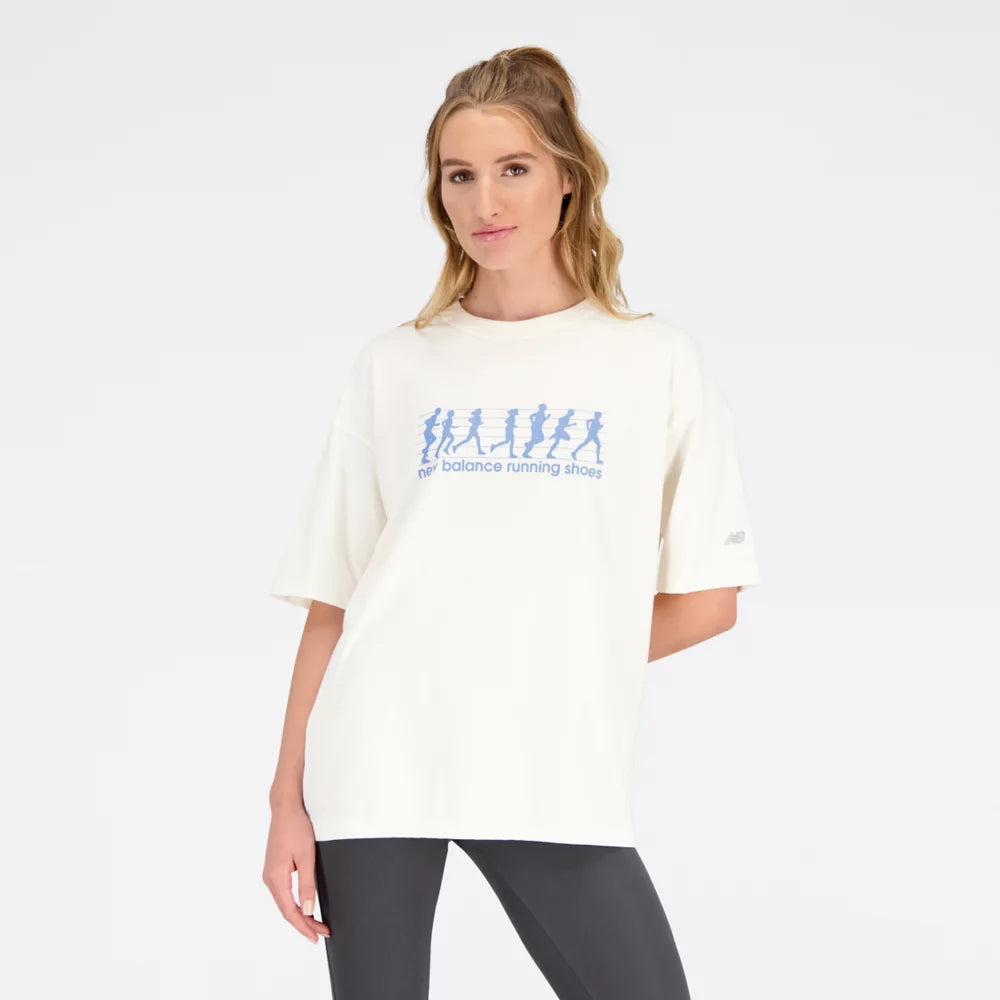 Athletics Remastered Cotton Jersey Oversized T-Shirt