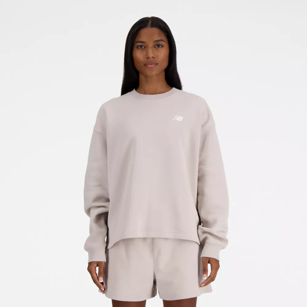 Linear Heritage Brushed Back Fleece Crewneck