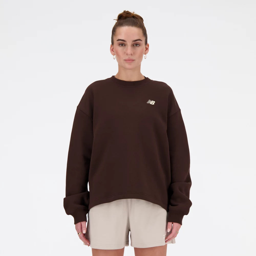 Linear Heritage Brushed Back Fleece Crewneck