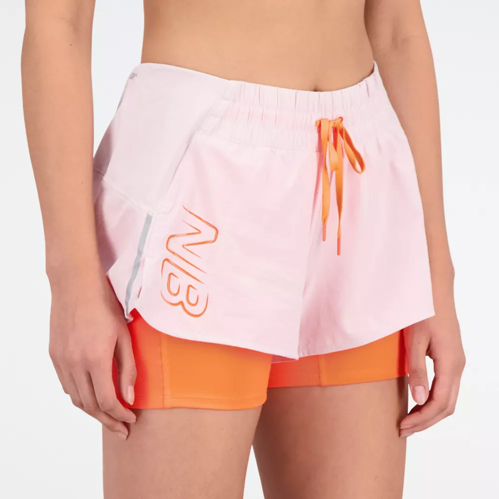 Printed Impact Run 2in1 Short