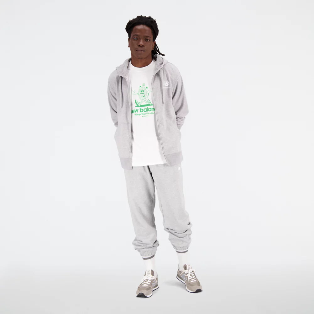 Essentials Stacked Logo French Terry Jacket