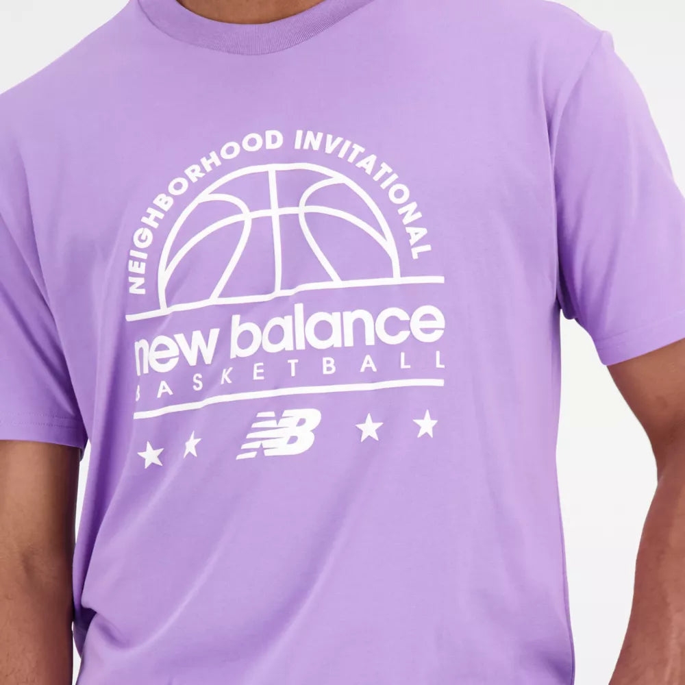 Hoops Cotton Jersey Short Sleeve T-shirt