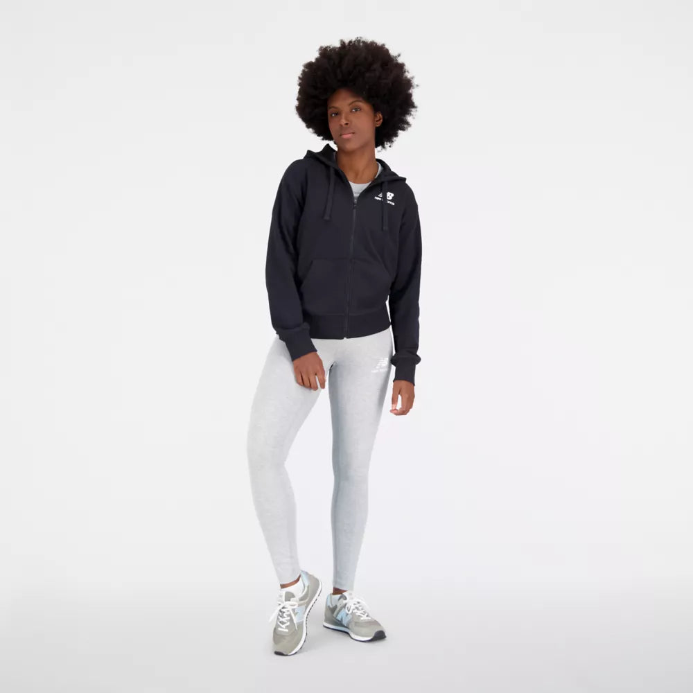 NB Essentials Stacked Logo Full Zip Hoodie