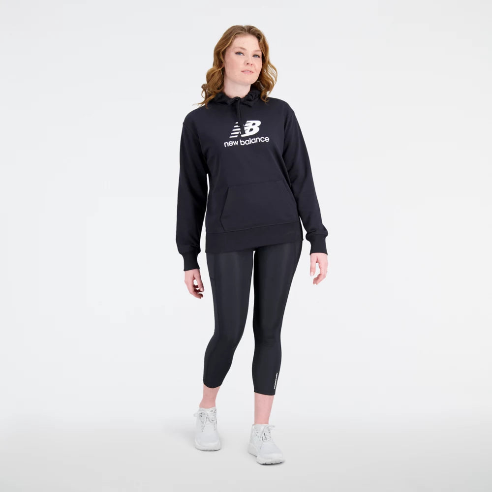 Essentials Stacked Logo French Terry Hoodie