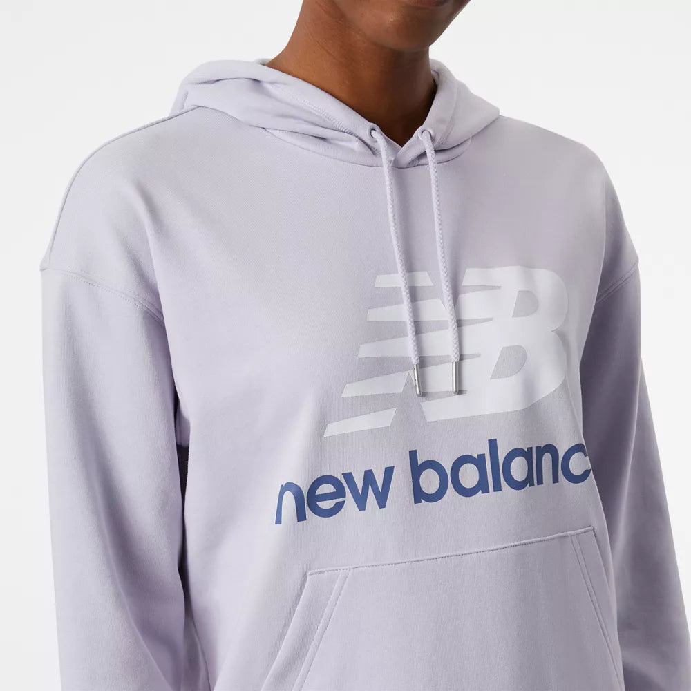 NB Essentials Stacked Logo Oversized Pullover Hoodie