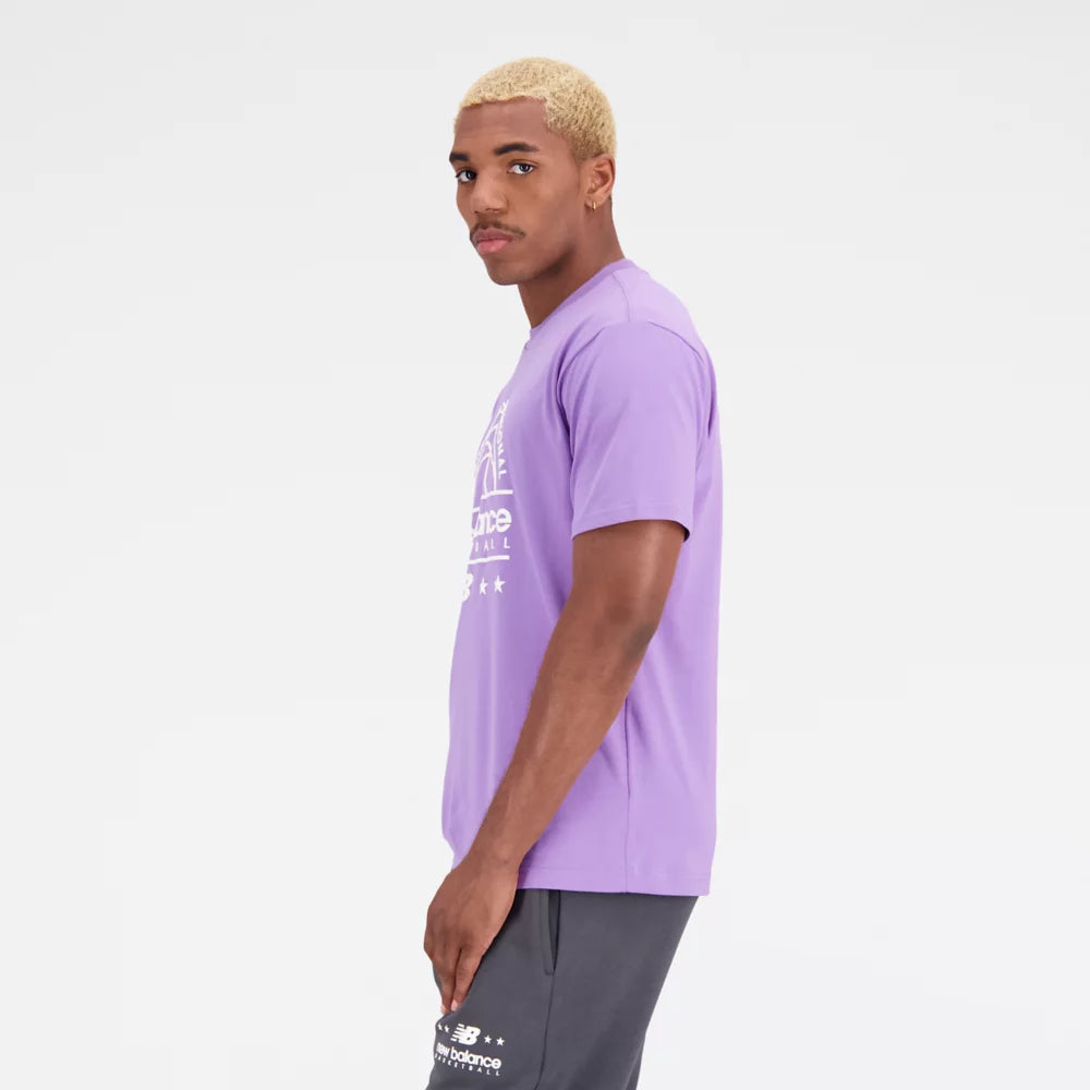 Hoops Cotton Jersey Short Sleeve T-shirt
