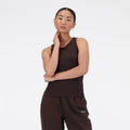 Linear Heritage Rib Knit Racer Tank