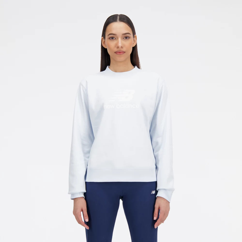Essentials Stacked Logo French Terry Crewneck