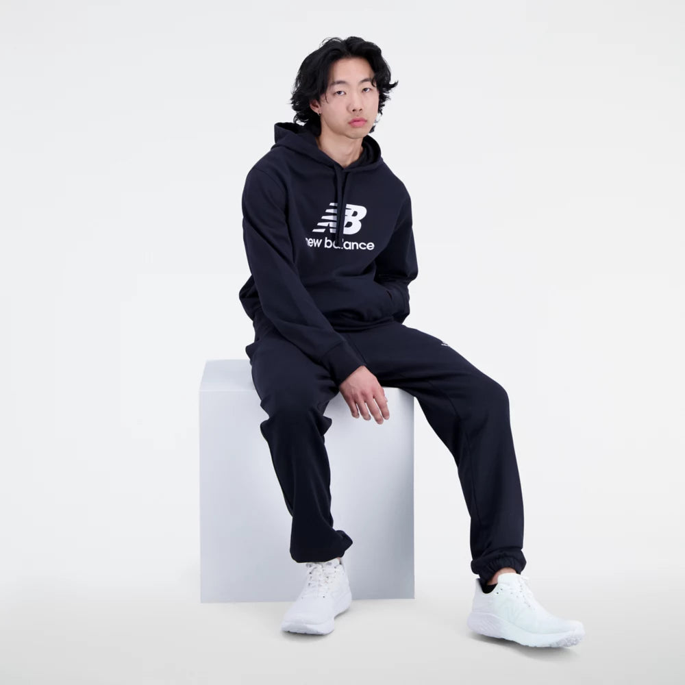 Essentials Stacked Logo French Terry Hoodie