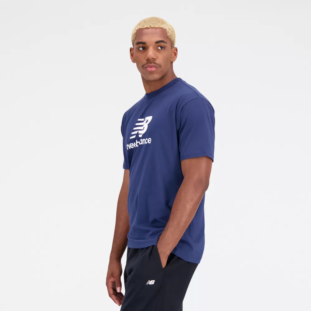Essentials Stacked Logo Cotton Jersey Short Sleeve T-shirt