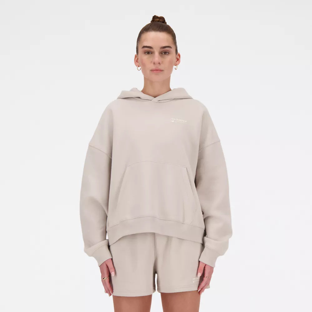 Linear Heritage Brushed Back Fleece Hoodie