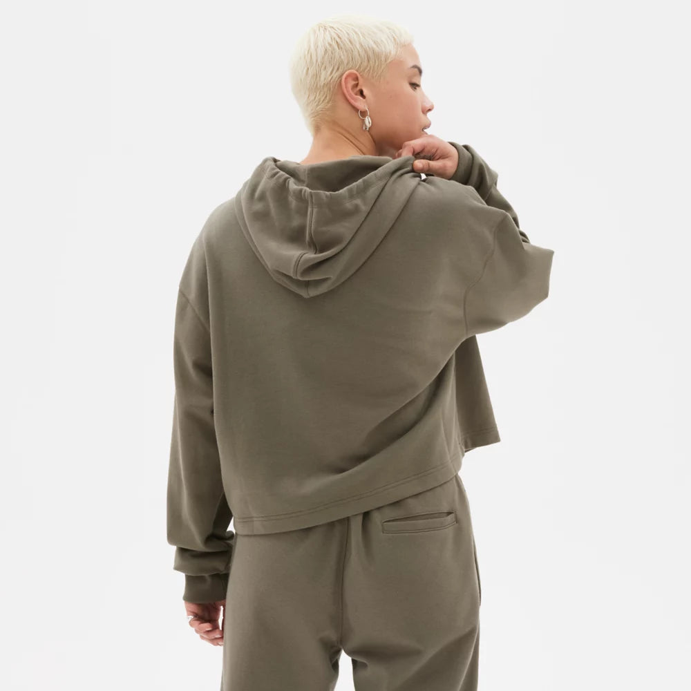 Uni-ssentials French Terry Crop Hoodie