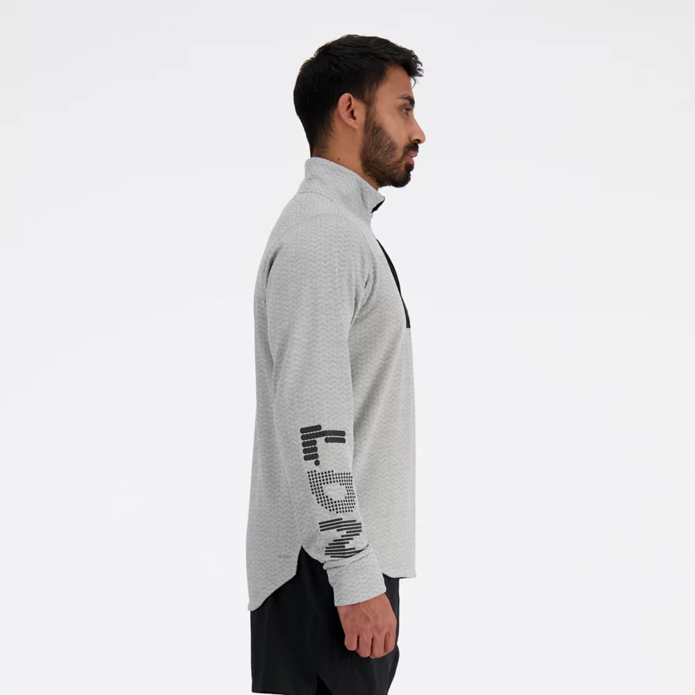 London Edition Graphic NB Heat Grid Half Zip