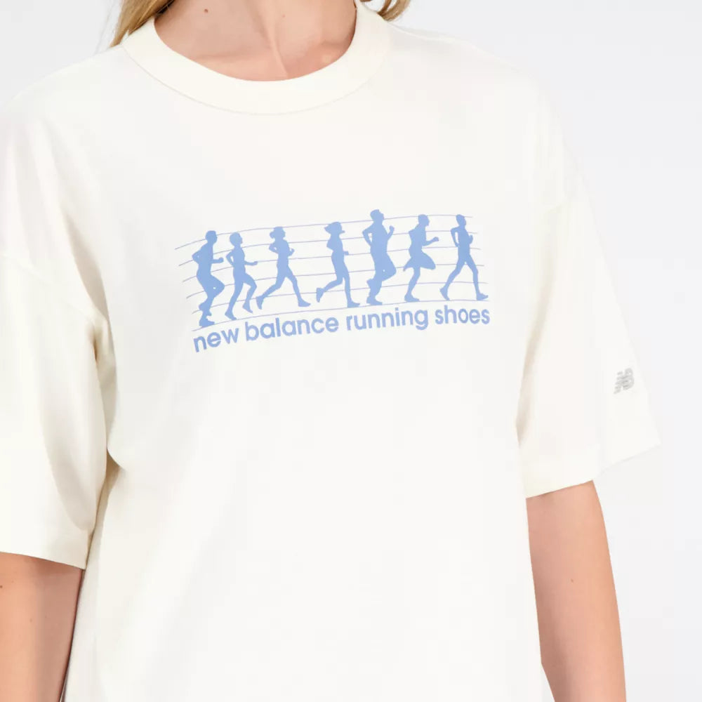 Athletics Remastered Cotton Jersey Oversized T-Shirt