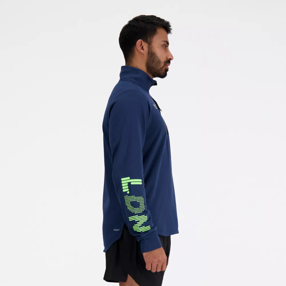 London Edition Graphic NB Heat Grid Half Zip