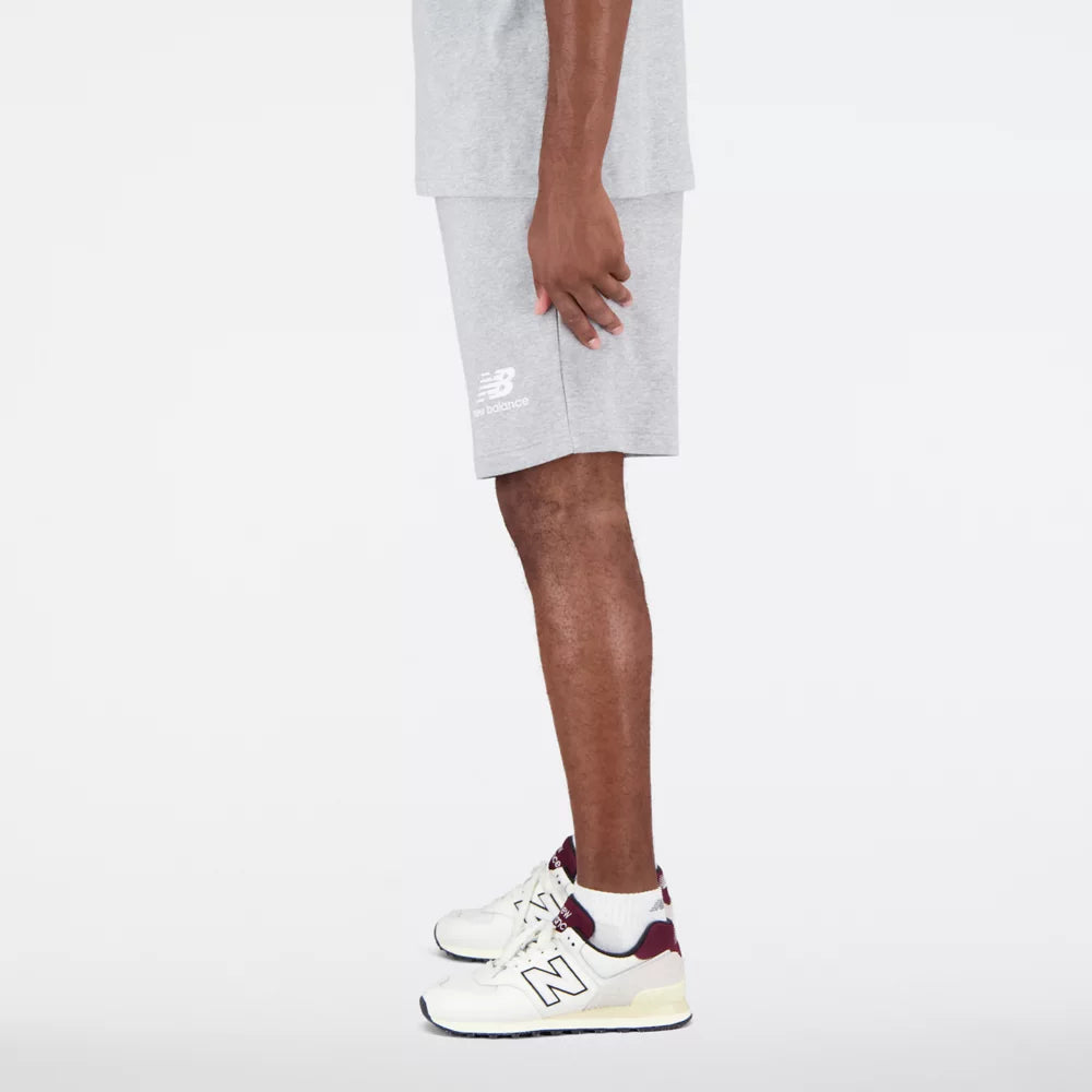 Essentials Stacked Logo French Terry Short