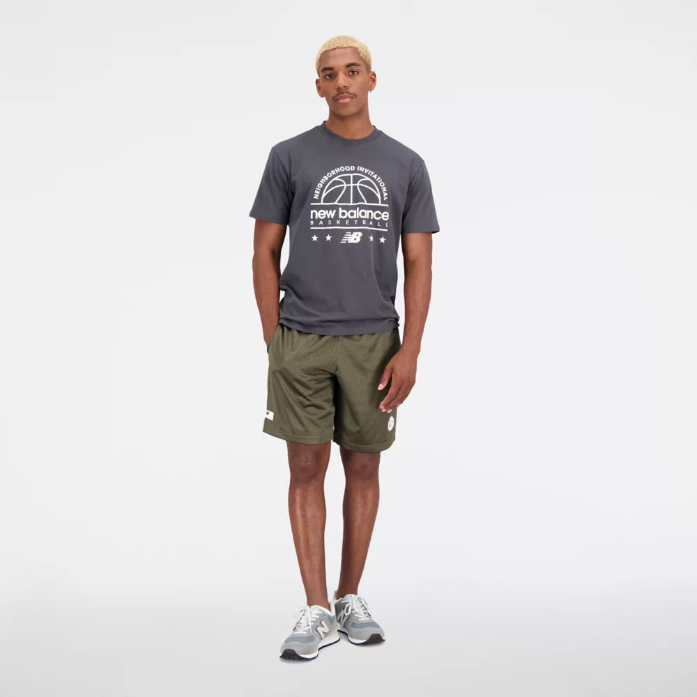Hoops Cotton Jersey Short Sleeve T-shirt