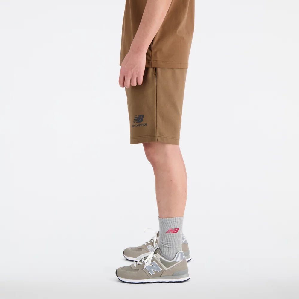 Essentials Stacked Logo French Terry Short