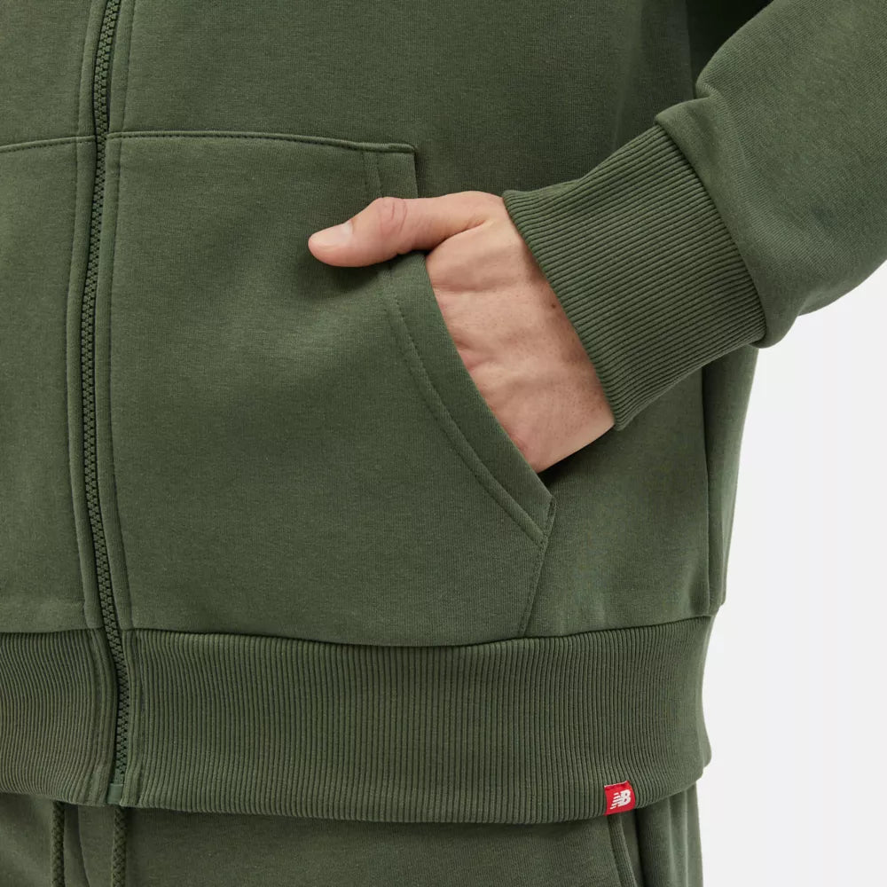 NB Small Logo Zip Hoodie