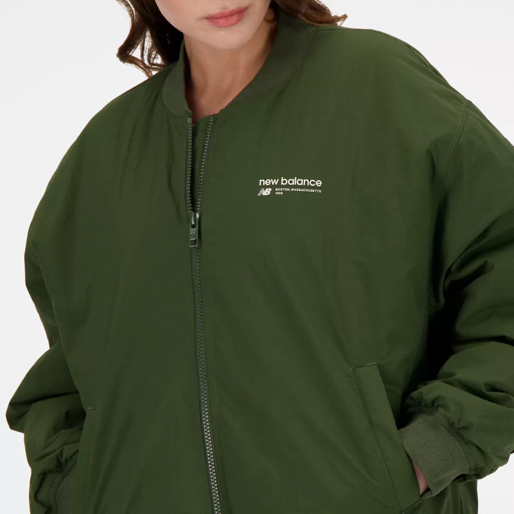 Linear Heritage Woven Bomber Jacket