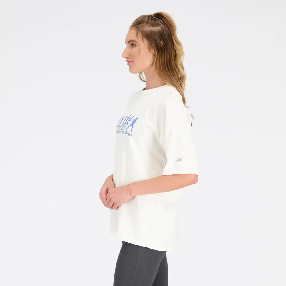Athletics Remastered Cotton Jersey Oversized T-Shirt