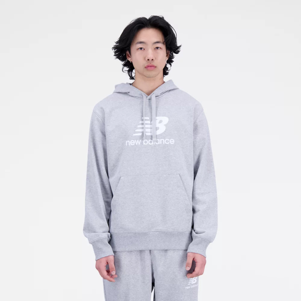Essentials Stacked Logo French Terry Hoodie