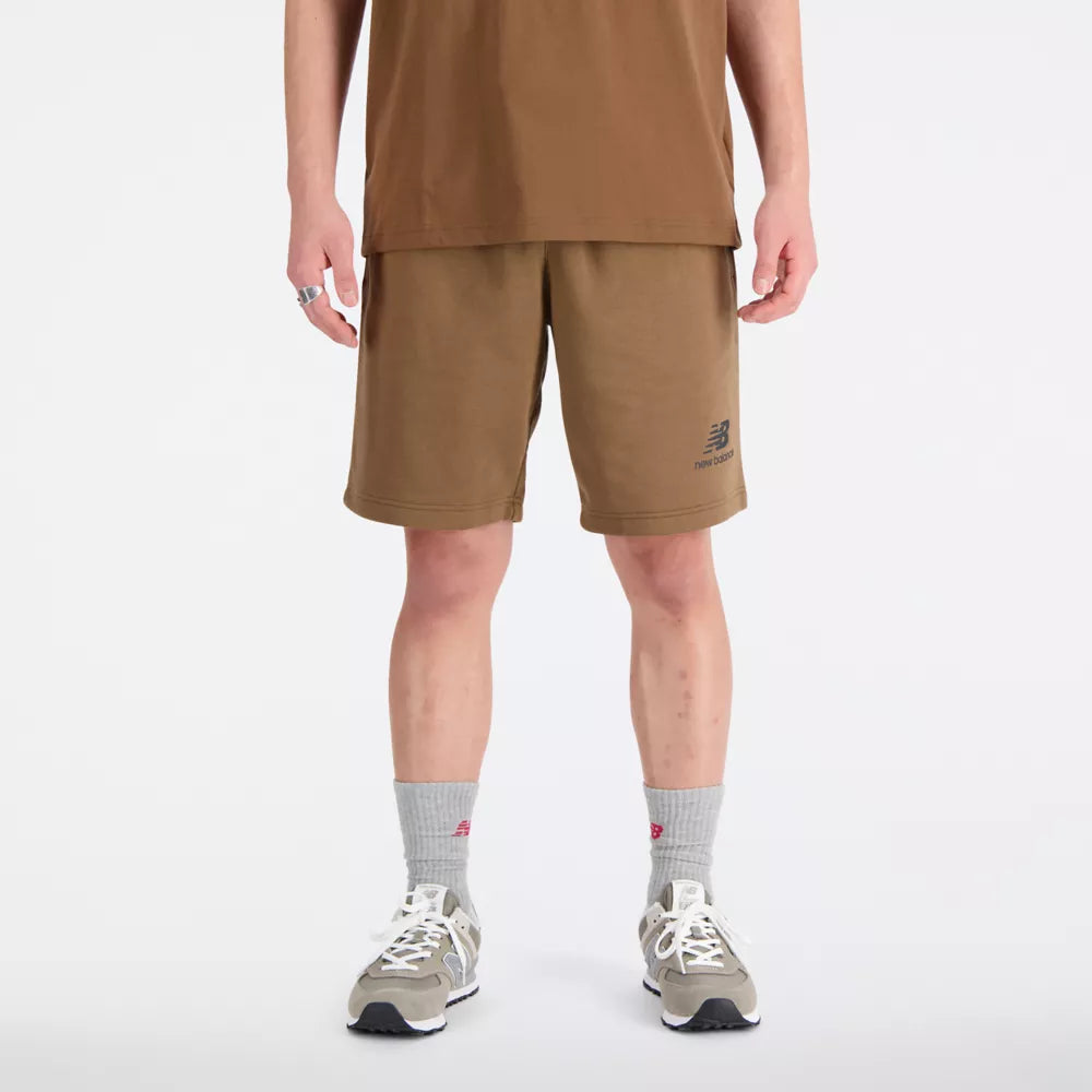 Essentials Stacked Logo French Terry Short