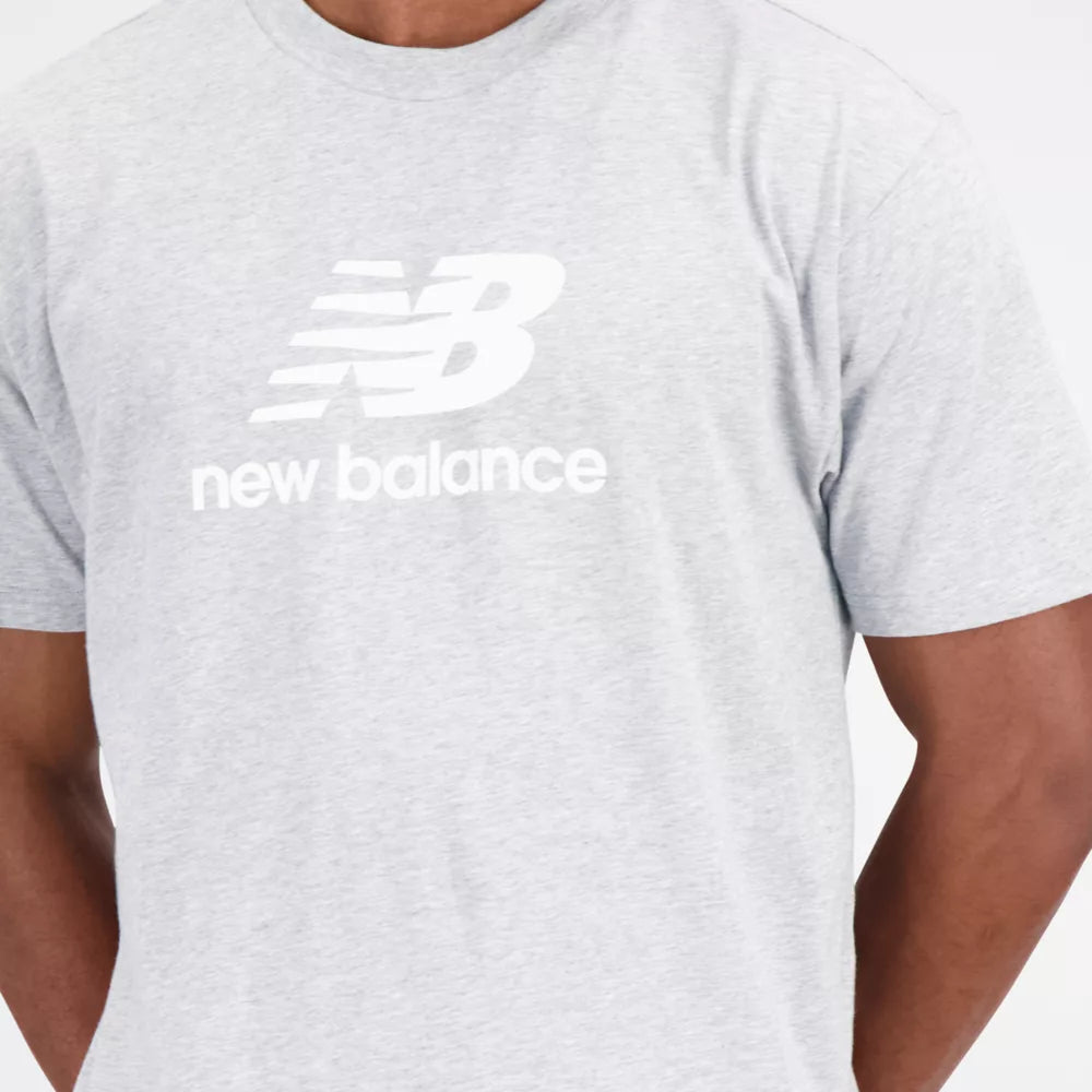 Essentials Stacked Logo Cotton Jersey Short Sleeve T-shirt