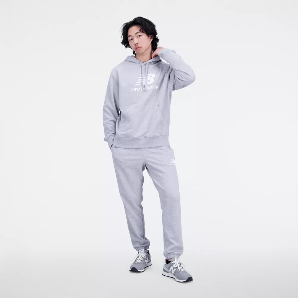 Essentials Stacked Logo French Terry Hoodie