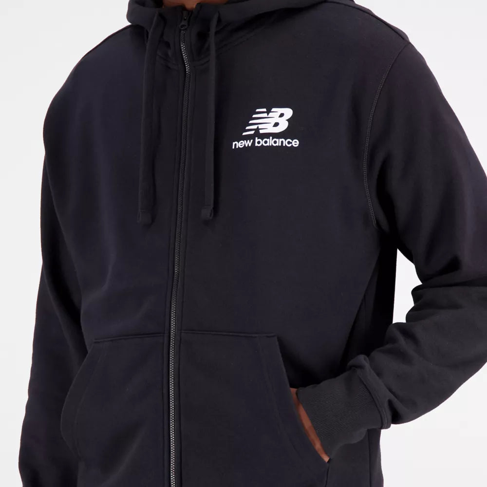 Essentials Stacked Logo French Terry Jacket