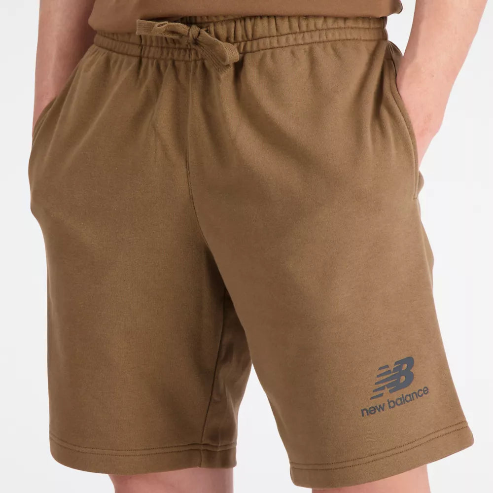 Essentials Stacked Logo French Terry Short