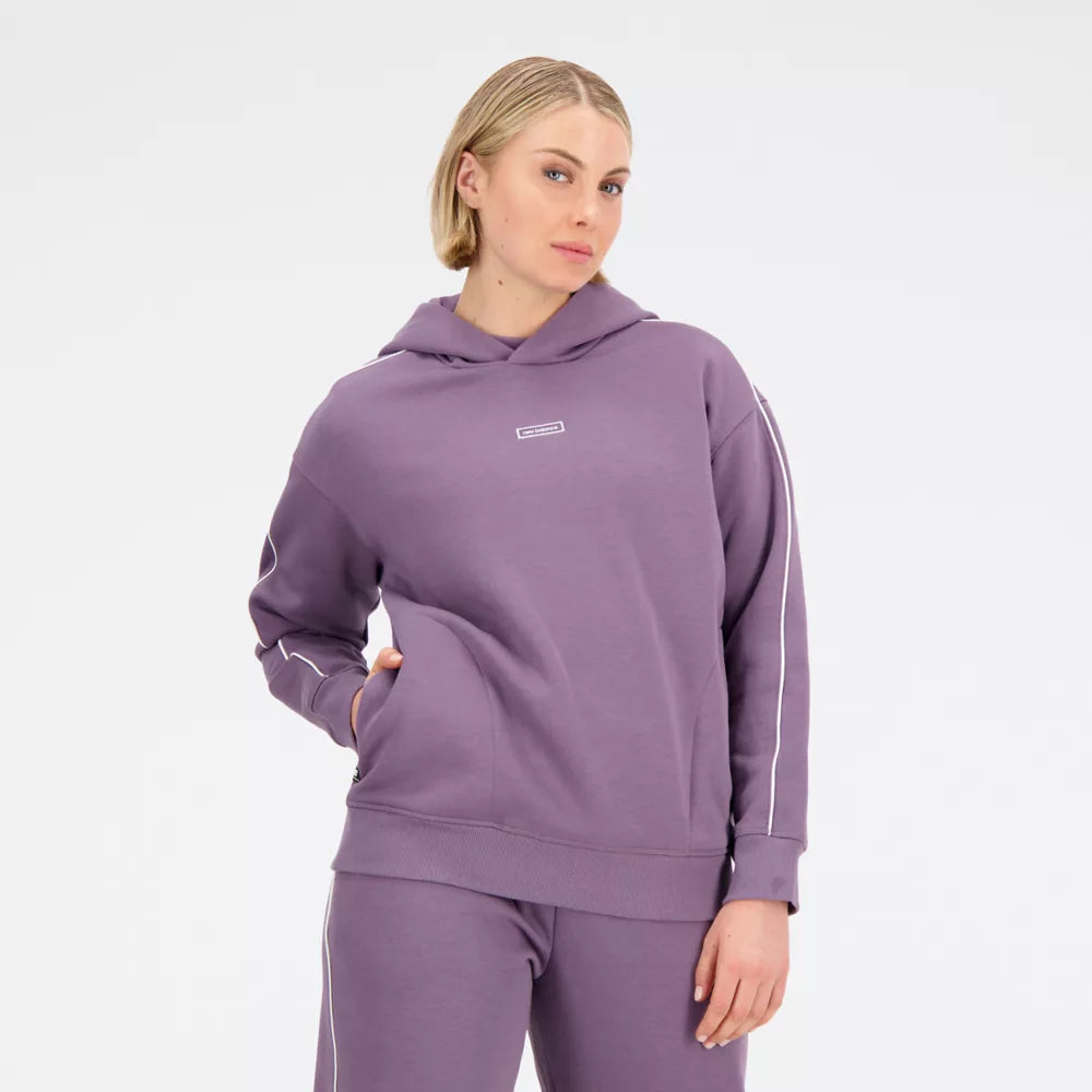 Essentials Brushed Back Fleece Oversized Hoodie