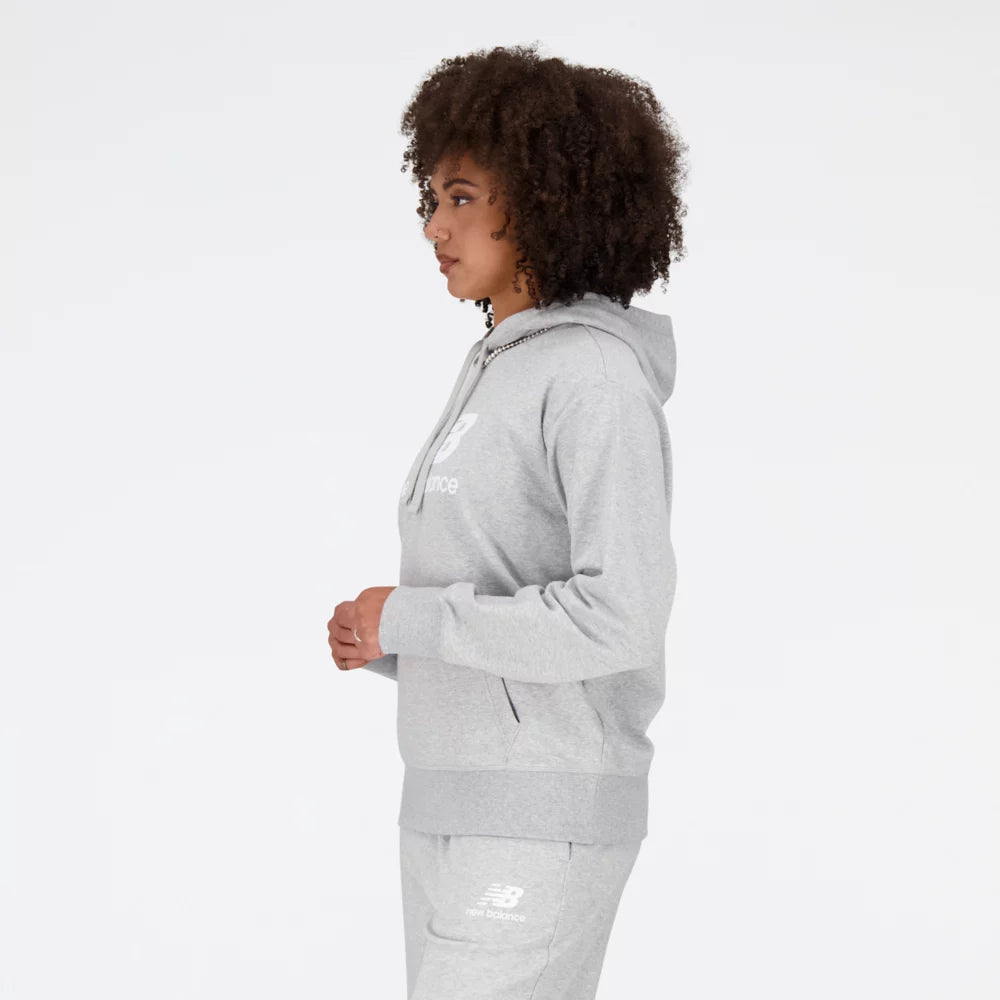 Essentials Stacked Logo French Terry Hoodie