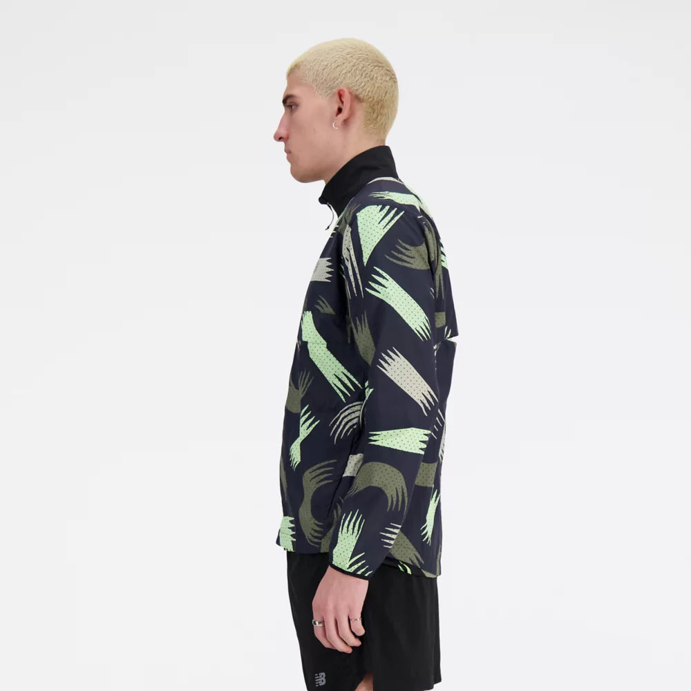 London Edition Printed NB Athletics Packable Run Jacket