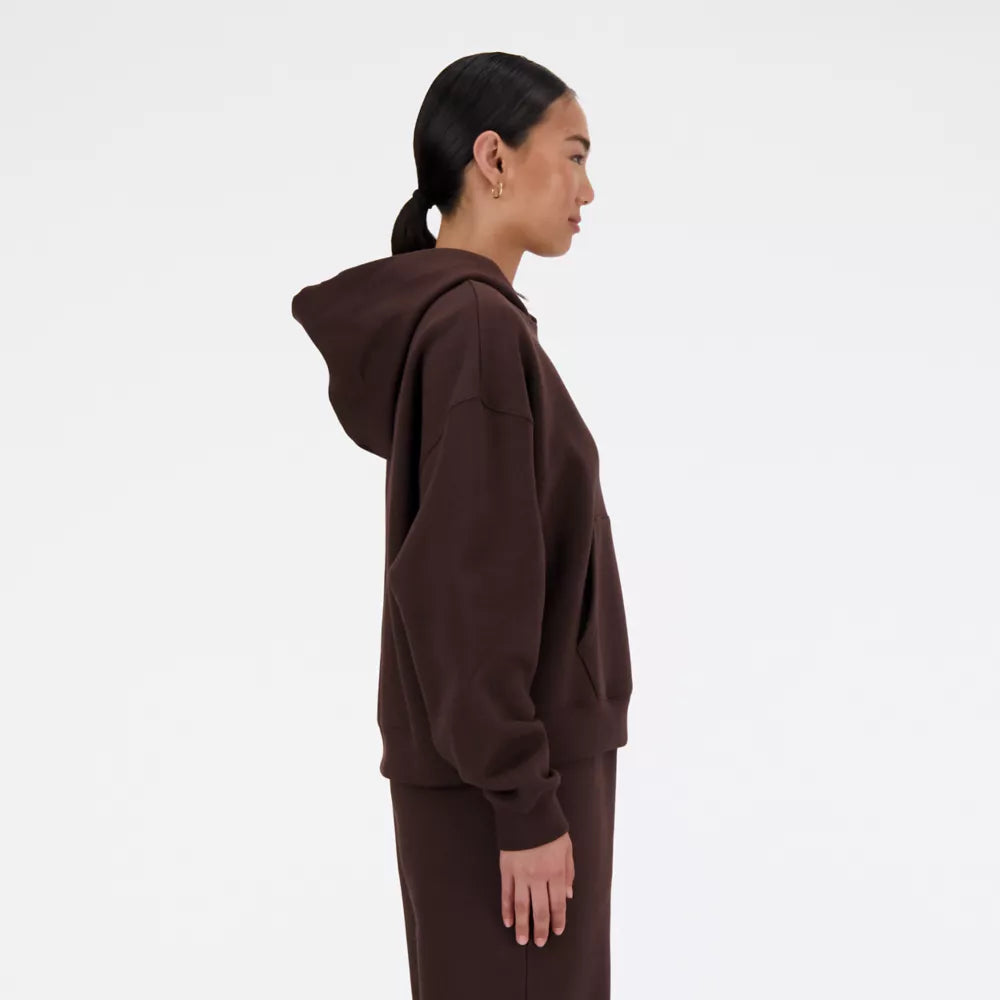 Linear Heritage Brushed Back Fleece Hoodie