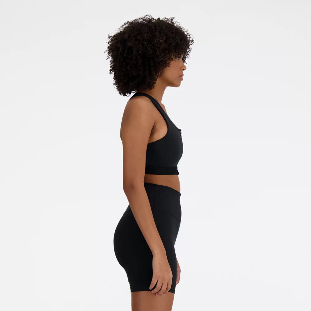 NB Sleek Medium Support Pocket Zip Front Bra