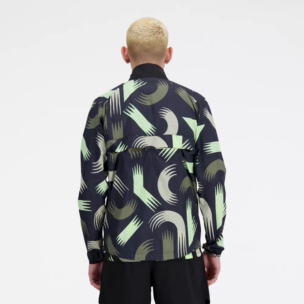 London Edition Printed NB Athletics Packable Run Jacket