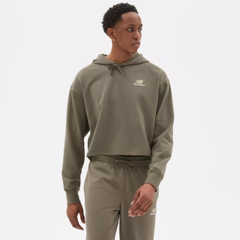 Uni-ssentials French Terry Crop Hoodie
