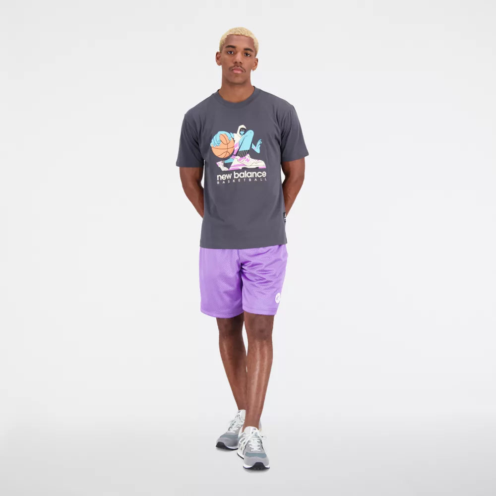 Hoops Cotton Jersey Short Sleeve T-shirt