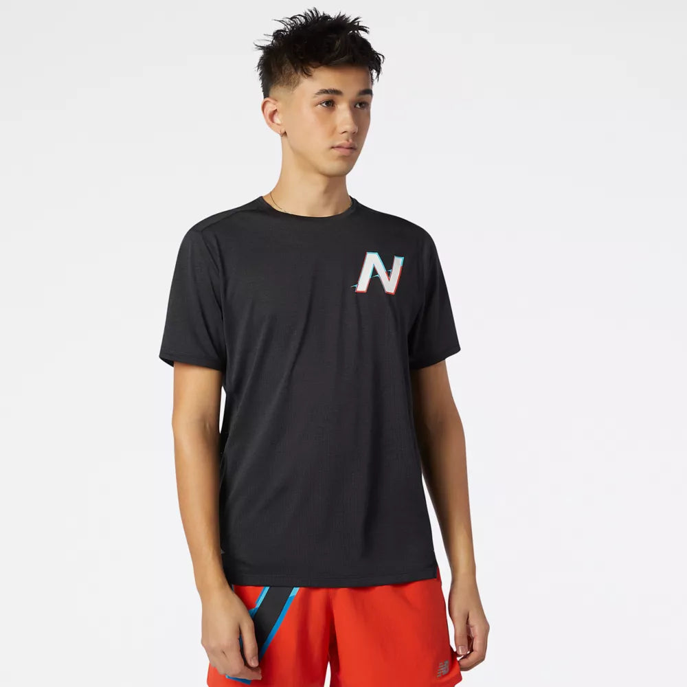 Printed Impact Run Short sleeve top