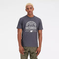 Hoops Cotton Jersey Short Sleeve T-shirt
